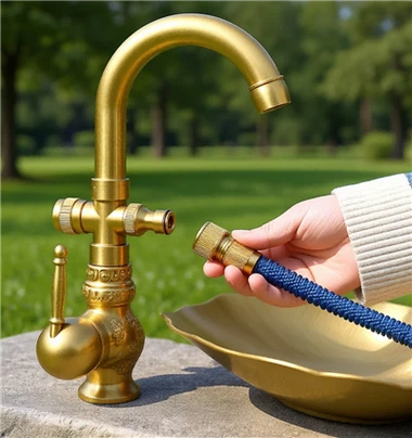 Klassisk utomhuskran